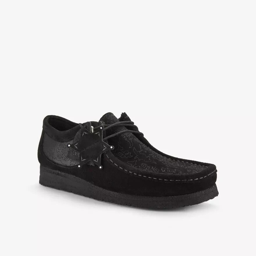 Andersson Bell x Wallabee: bordado en negro Andersson Bell x Wallabee: bordado en negro