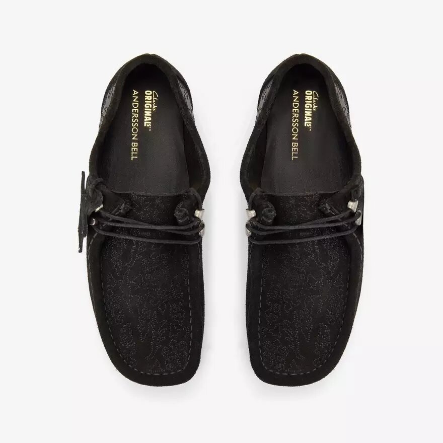 Andersson Bell x Wallabee: bordado en negro Andersson Bell x Wallabee: bordado en negro