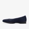 Bailarinas de ante azul marino «Jazmynn Gem» para mujer Bailarinas de ante azul marino «Jazmynn Gem» para mujer