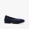 Bailarinas de ante azul marino «Jazmynn Gem» para mujer Bailarinas de ante azul marino «Jazmynn Gem» para mujer