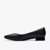 Bailarinas de cuero negro Natalyn Wish para mujer Bailarinas de cuero negro Natalyn Wish para mujer