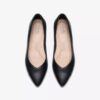 Bailarinas de cuero negro Natalyn Wish para mujer Bailarinas de cuero negro Natalyn Wish para mujer