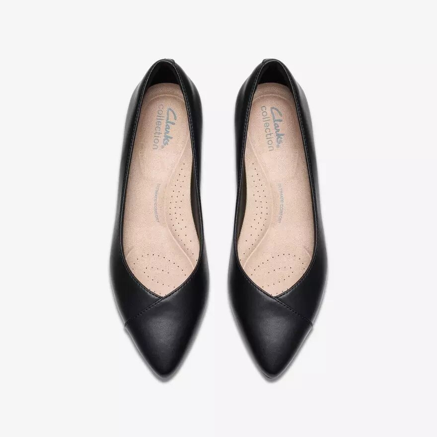 Bailarinas de cuero negro Natalyn Wish para mujer Bailarinas de cuero negro Natalyn Wish para mujer