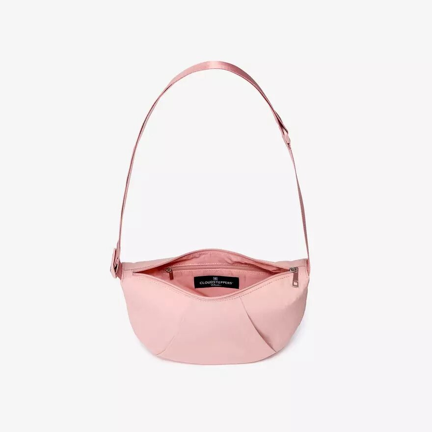 Bolso bandolera Cloudsteppers para mujer, color rosa empolvado Bolso bandolera Cloudsteppers para mujer, color rosa empolvado