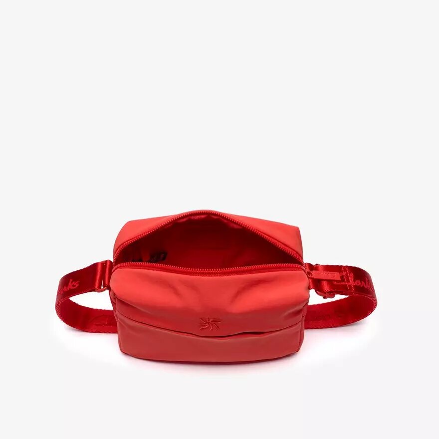 Bolso bandolera para mujer Cloudsteppers en rojo amapola Bolso bandolera para mujer Cloudsteppers en rojo amapola