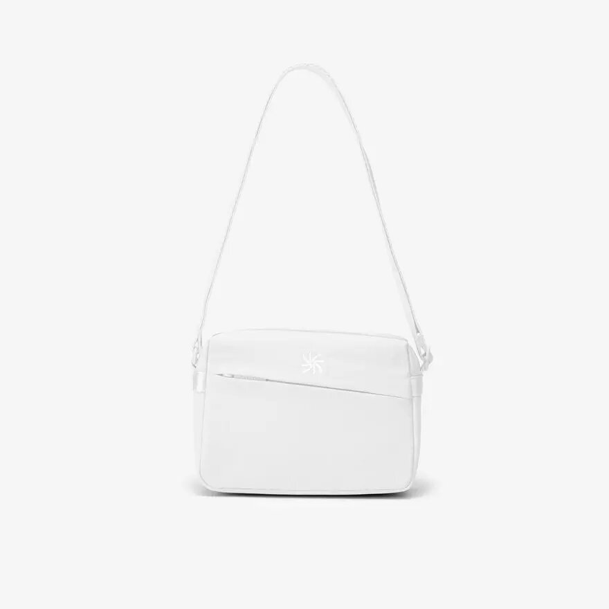 Bolso cruzado para mujer Cloudsteppers en blanco brillante Bolso cruzado para mujer Cloudsteppers en blanco brillante