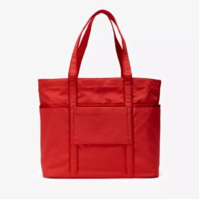Bolso tote Cloudsteppers para mujer, rojo amapola