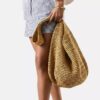 Bolsos de paja naturales Talia para mujeres