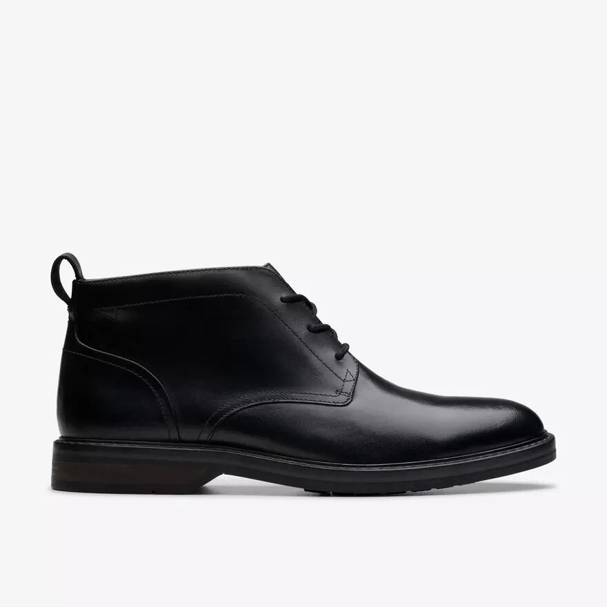 Botas Aldwin Chukka de cuero negro para hombre Us Botas Aldwin Chukka de cuero negro para hombre Us