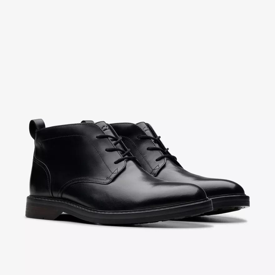 Botas Aldwin Chukka de cuero negro para hombre Us Botas Aldwin Chukka de cuero negro para hombre Us