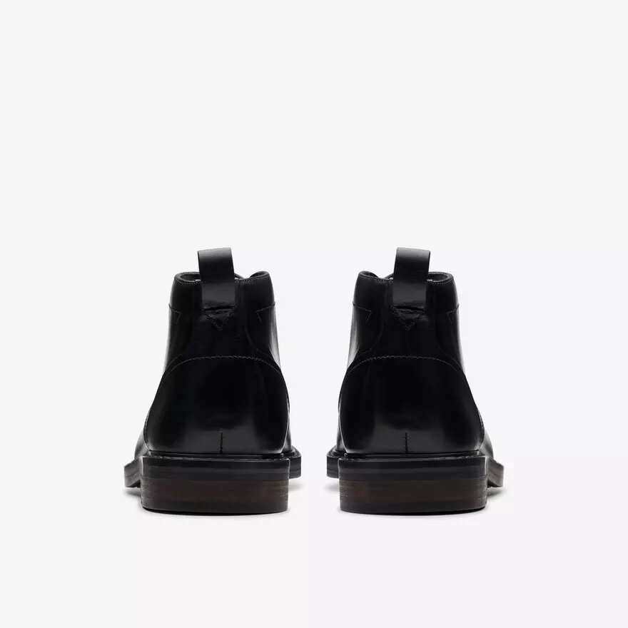 Botas Aldwin Chukka de cuero negro para hombre Us Botas Aldwin Chukka de cuero negro para hombre Us