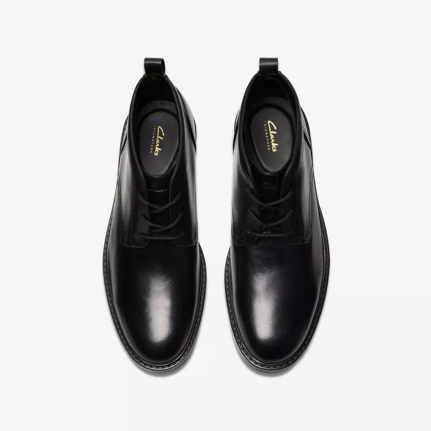 Botas Aldwin Chukka de cuero negro para hombre Us Botas Aldwin Chukka de cuero negro para hombre Us