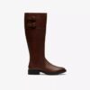 Botas altas Adalynn Hope para mujer, de cuero color «British Tan» Botas altas Adalynn Hope para mujer, de cuero color «British Tan»