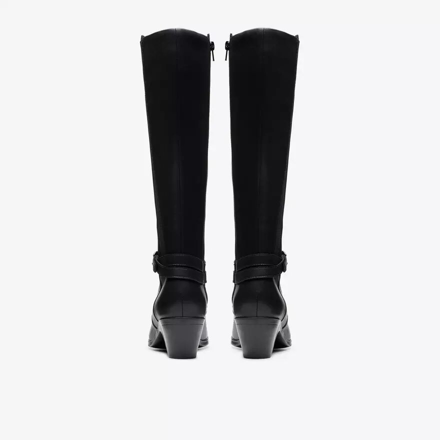 Botas altas de cuero negro Emily 2 Dream para mujer Botas altas de cuero negro Emily 2 Dream para mujer