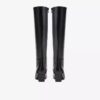 Botas altas de cuero negro hasta la rodilla para mujer Edina Tall (EE. UU.) Botas altas de cuero negro hasta la rodilla para mujer Edina Tall (EE. UU.)