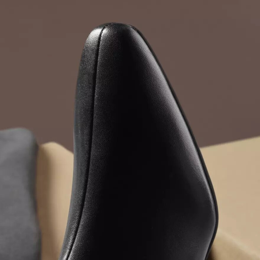 Botas altas de cuero negro hasta la rodilla para mujer Edina Tall (EE. UU.) Botas altas de cuero negro hasta la rodilla para mujer Edina Tall (EE. UU.)