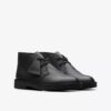 Botas Desert Boot para niños mayores, de piel negra, de EE. UU. Botas Desert Boot para niños mayores, de piel negra, de EE. UU.