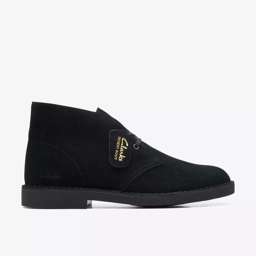 Botas Safari Evo para hombre, de ante negro, estilo chukka Botas Safari Evo para hombre, de ante negro, estilo chukka