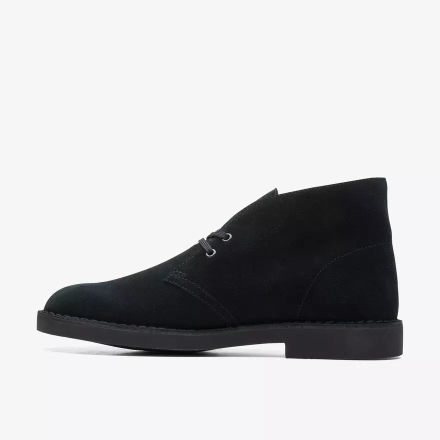 Botas Safari Evo para hombre, de ante negro, estilo chukka Botas Safari Evo para hombre, de ante negro, estilo chukka