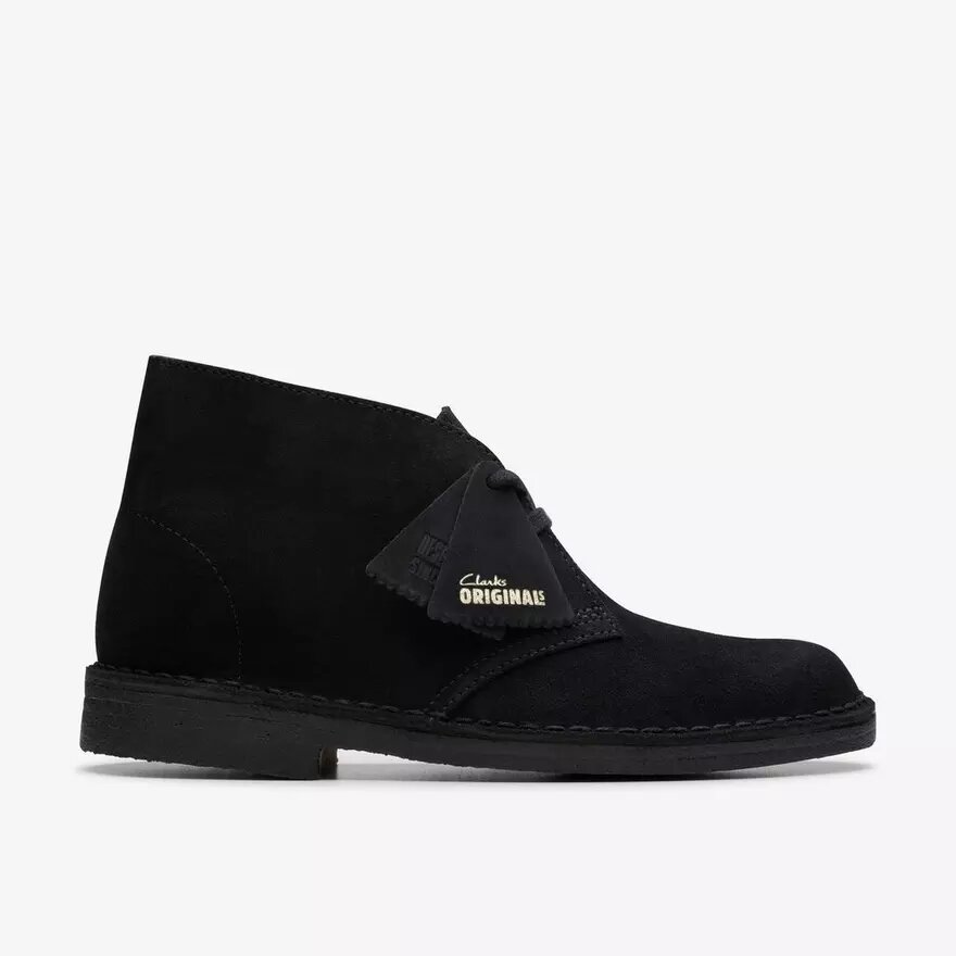 Botas Safari para mujer en ante negro, EE. UU. Botas Safari para mujer en ante negro, EE. UU.