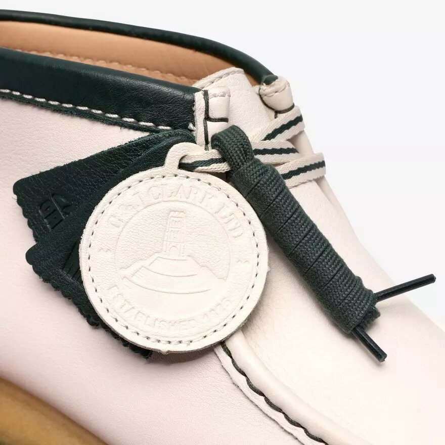 Botas Walla Rb para hombre, de piel blanca, modelo Wallabees Botas Walla Rb para hombre, de piel blanca, modelo Wallabees