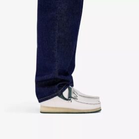 Botas Walla Rb para hombre, de piel blanca, modelo Wallabees