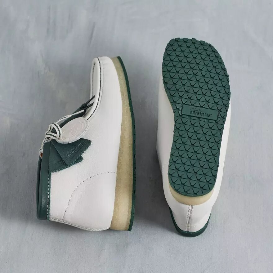 Botas Walla Rb para hombre, de piel blanca, modelo Wallabees Botas Walla Rb para hombre, de piel blanca, modelo Wallabees