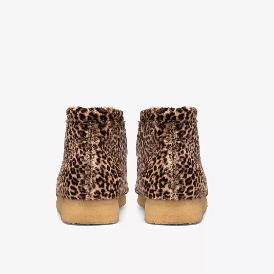 Botas Wallabee para hombre con estampado de leopardo Botas Wallabee para hombre con estampado de leopardo