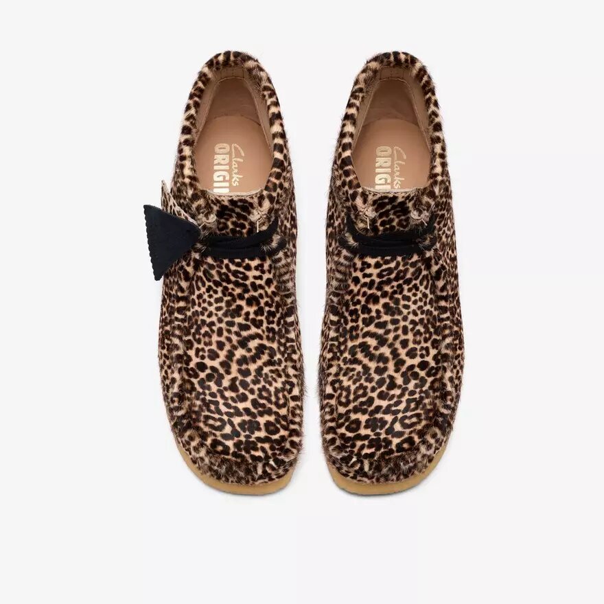 Botas Wallabee para hombre con estampado de leopardo Botas Wallabee para hombre con estampado de leopardo