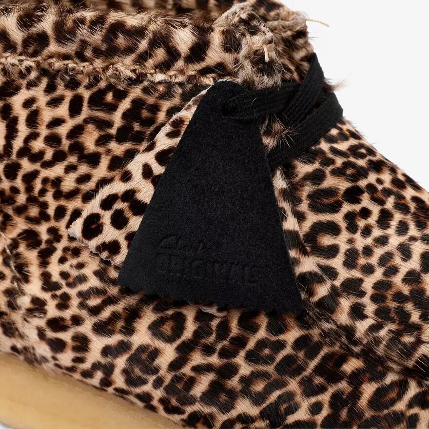 Botas Wallabee para hombre con estampado de leopardo Botas Wallabee para hombre con estampado de leopardo