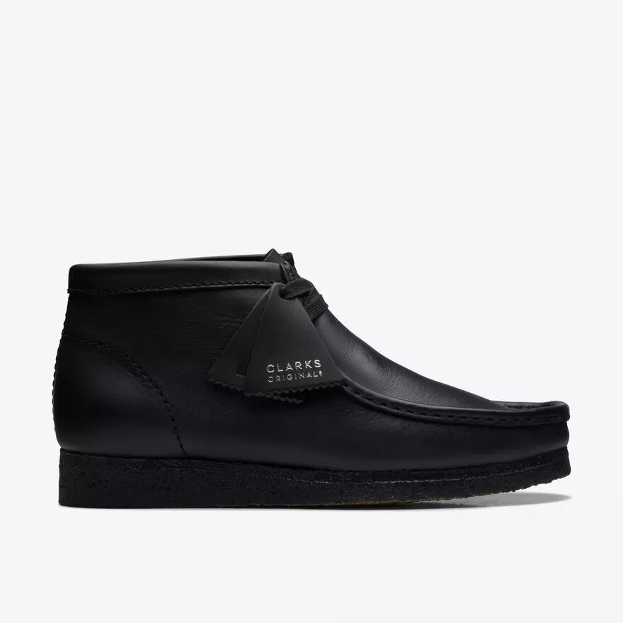 Botas Wallabee™ para hombre de piel negra Botas Wallabee™ para hombre de piel negra