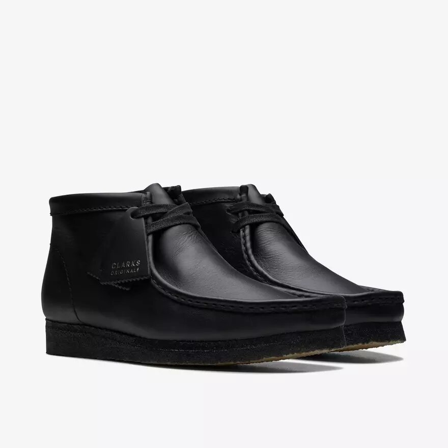 Botas Wallabee™ para hombre de piel negra Botas Wallabee™ para hombre de piel negra