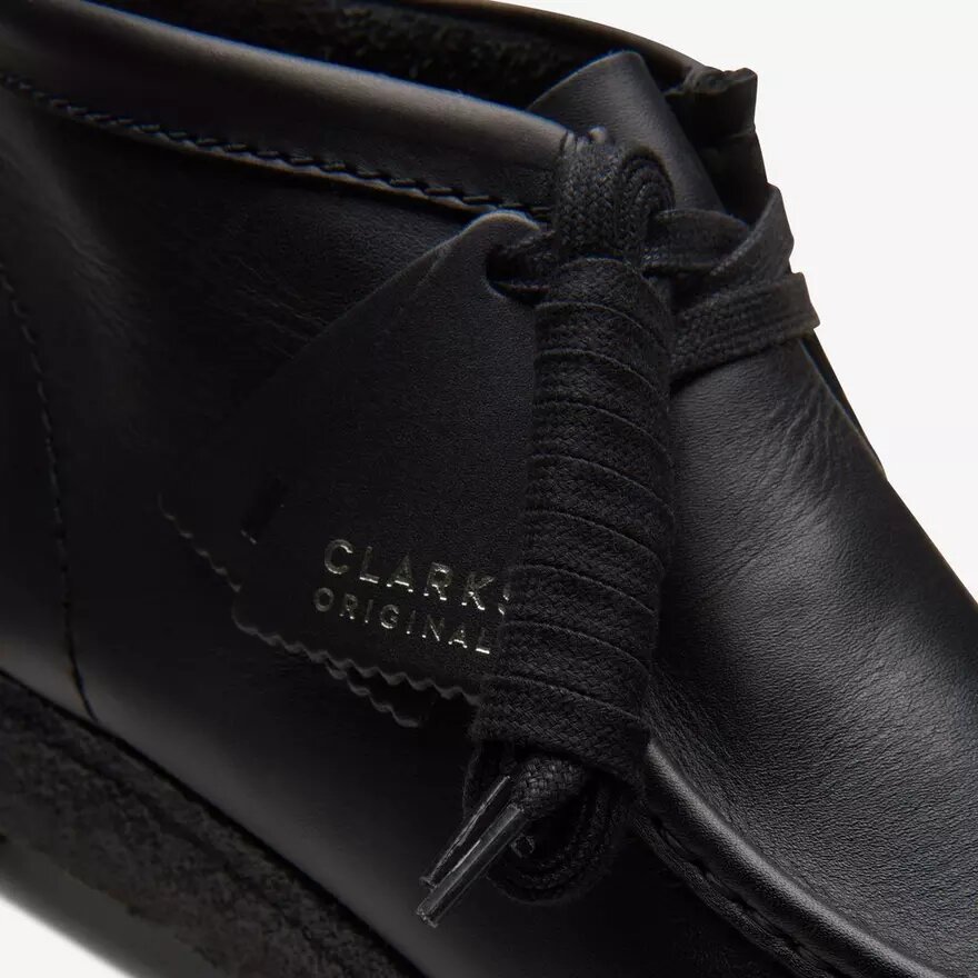 Botas Wallabee™ para hombre de piel negra Botas Wallabee™ para hombre de piel negra