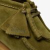 Botas Wallabee para hombre en ante verde Botas Wallabee para hombre en ante verde