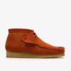Botas Wallabee para hombre Wallabees de ante naranja Botas Wallabee para hombre Wallabees de ante naranja