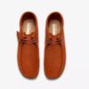 Botas Wallabee para hombre Wallabees de ante naranja Botas Wallabee para hombre Wallabees de ante naranja