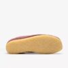 Botas Wallabee para mujer. Ante marrón rosado