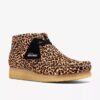 Botas Wallabee para mujer con estampado de leopardo Botas Wallabee para mujer con estampado de leopardo