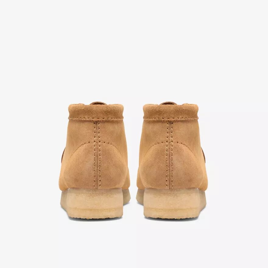 Botas Wallabee para mujer de ante color tostado Botas Wallabee para mujer de ante color tostado