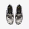 Botas Wallabee para niño: Wallabees de charol plateado para niños mayores Botas Wallabee para niño: Wallabees de charol plateado para niños mayores