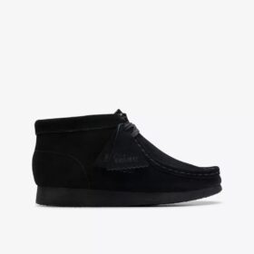 Botas Wallabee para niños: botas de ante negro para los más mayores