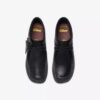 Botas Wallabee para niños: modelo Wallabee de cuero negro para los más mayores