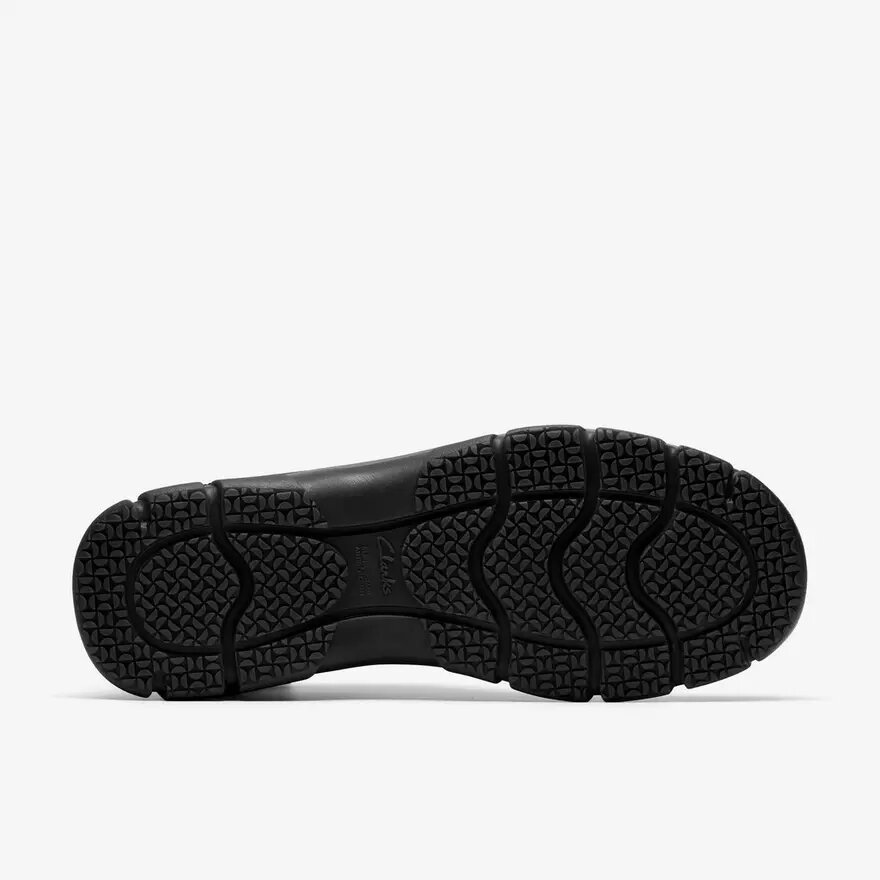Botas Walpath Chukka de cuero negro para hombre Botas Walpath Chukka de cuero negro para hombre