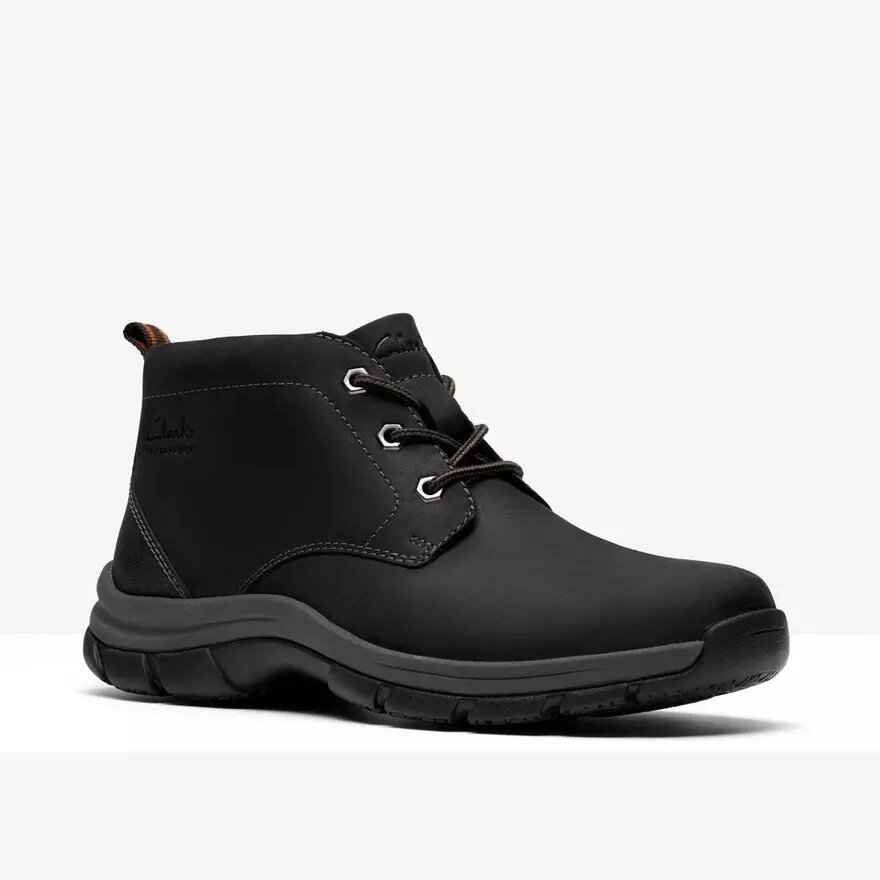 Botas Walpath Chukka de cuero negro para hombre Botas Walpath Chukka de cuero negro para hombre