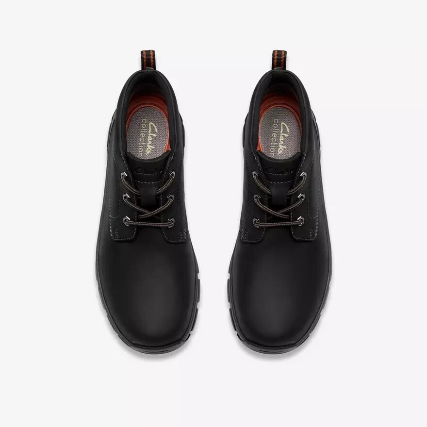Botas Walpath Chukka de cuero negro para hombre Botas Walpath Chukka de cuero negro para hombre