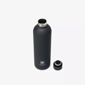 Botella de agua para mujer Cloudsteppers, color negro