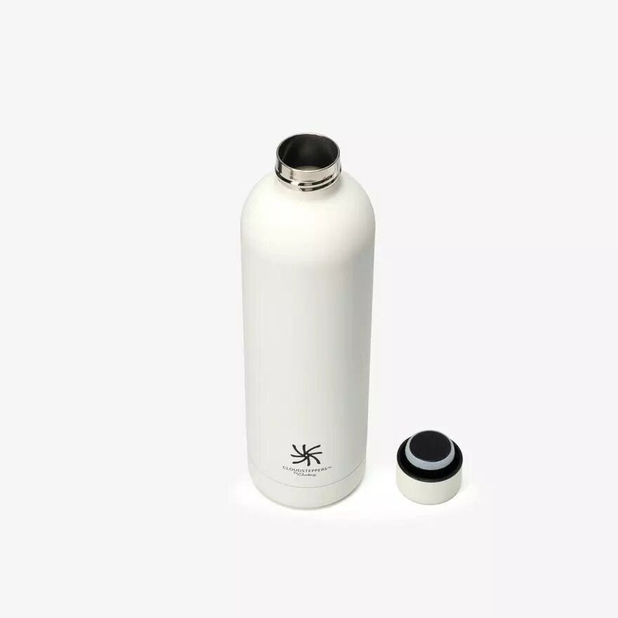 Botellas de agua Cloudsteppers para mujer, color blanco Botellas de agua Cloudsteppers para mujer, color blanco
