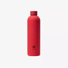 Botellas de agua Cloudsteppers para mujer, color rojo