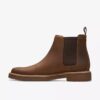 Botines Chelsea Clarkdale Easy de cuero encerado para hombre Botines Chelsea Clarkdale Easy de cuero encerado para hombre