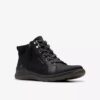 Botines Chelsea de cuero negro impermeables Orlene Top para mujer